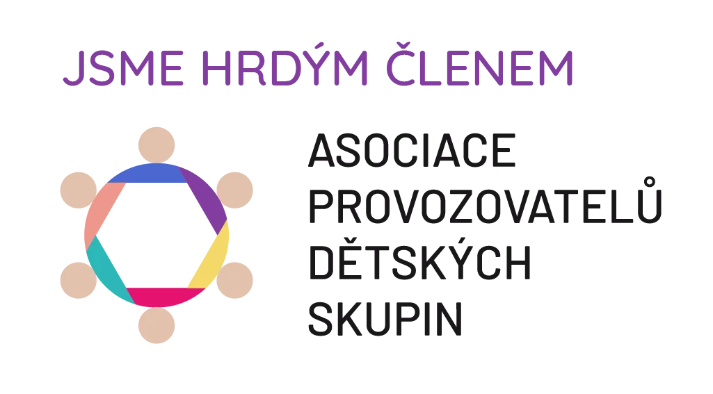 Jsme hrdým členem Asociace provozovatelů dětských skupin